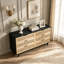 Armoire de rangement en rotin 6 tiroirs-130170115-130170117