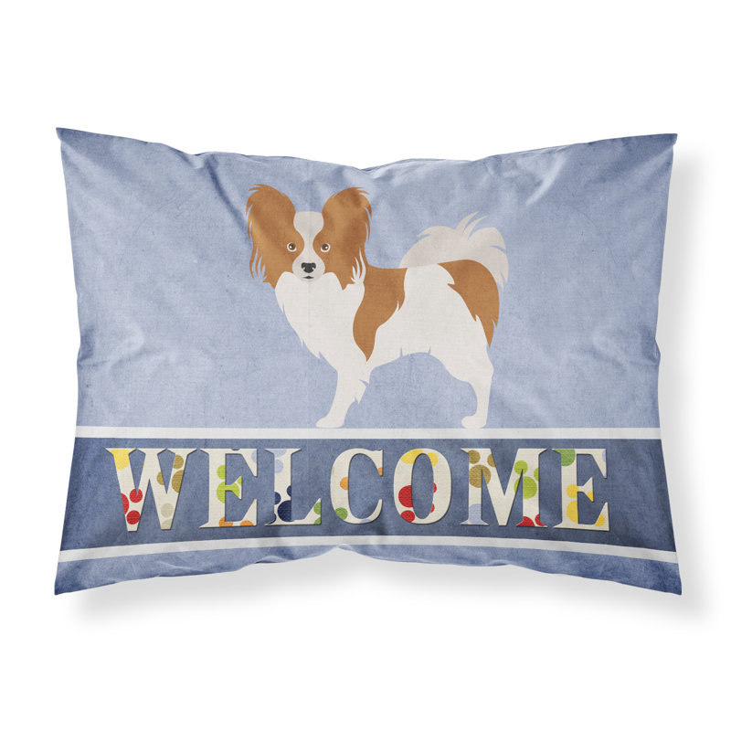 Taie d’oreiller welcome, Papillon brun
