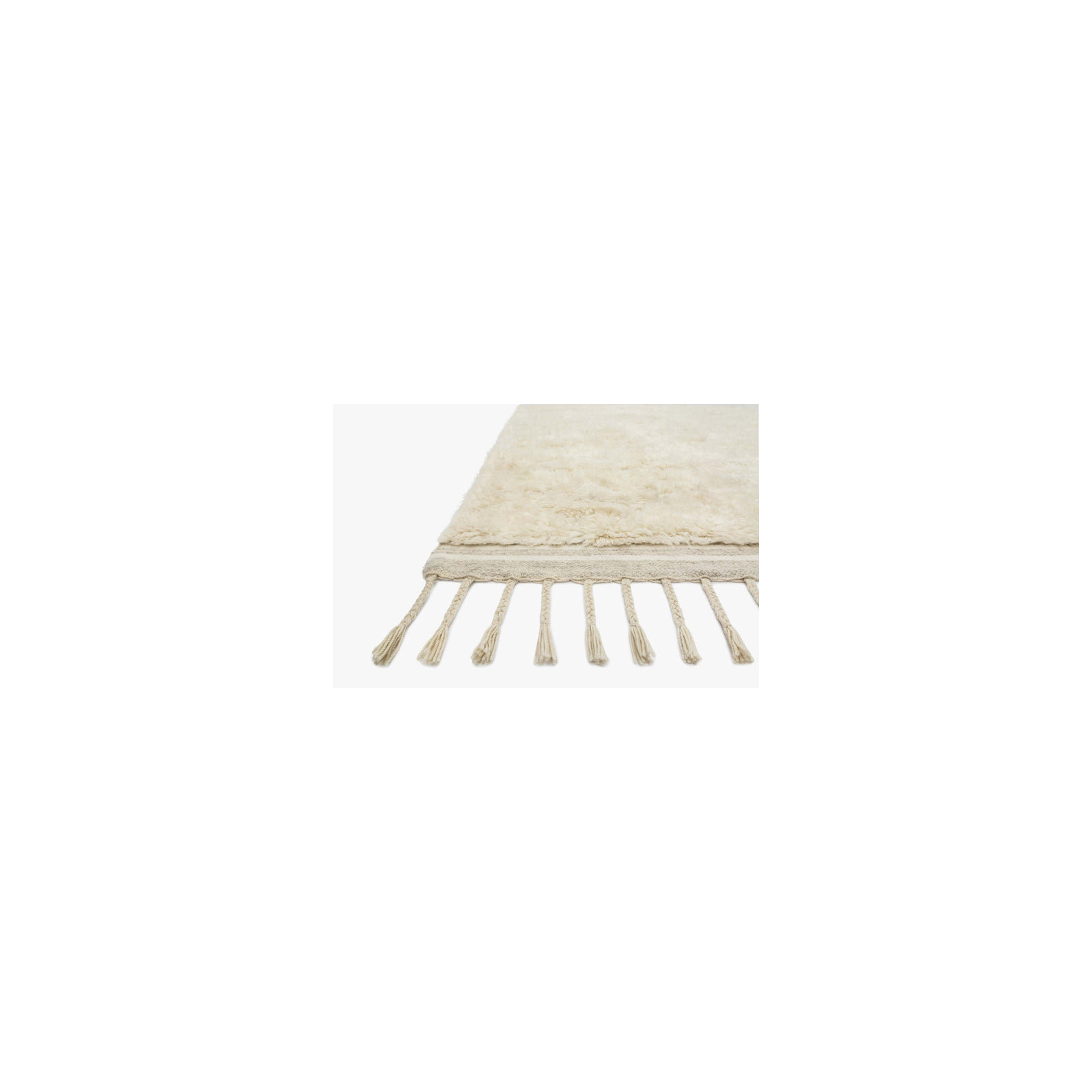 Michaela Handmade Wool Oatmeal/Ivory Rug, Rectangle 5'6" x 8'6"