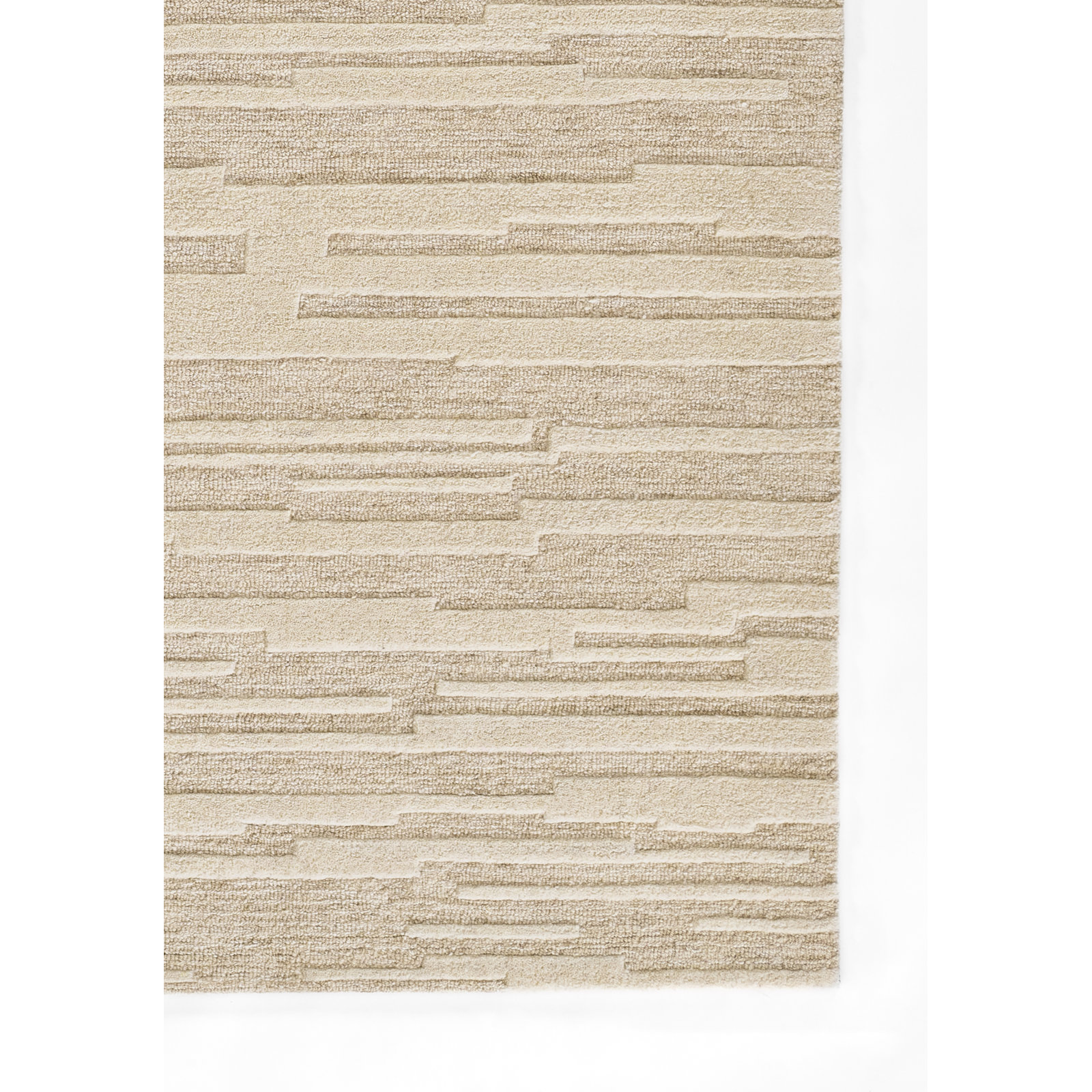 Keaundra Hand-Woven Geometric Wool Rug, Rectangle 8' x 10'