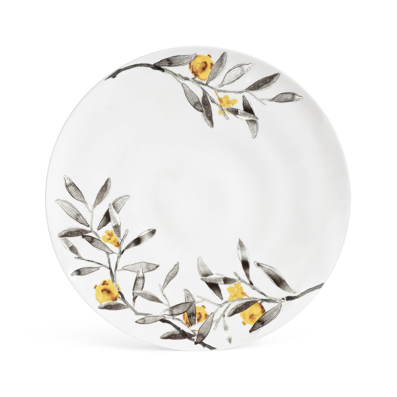 Pomegranate Handmade Porcelain Dinner Plate
