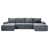 Tissu gris