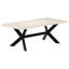 Arceneaux Mango Rectangular Wood Top Dining Table
