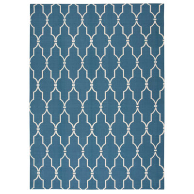 Tapis bleu marine Dian