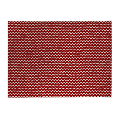 Byrdhill Chevron Wave Low Profile Kitchen Mat