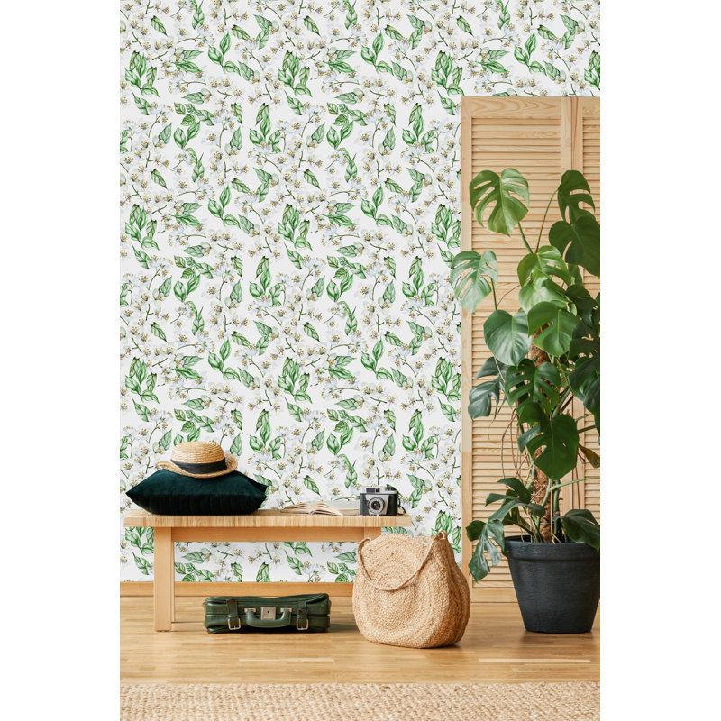 Floral Tile, 2.08' W x 18.75' L