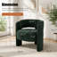 Fauteuil demi-tonneau sculptural avec tissu texturé Sculptural-133711501