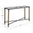 52'' Glass Top Console Table