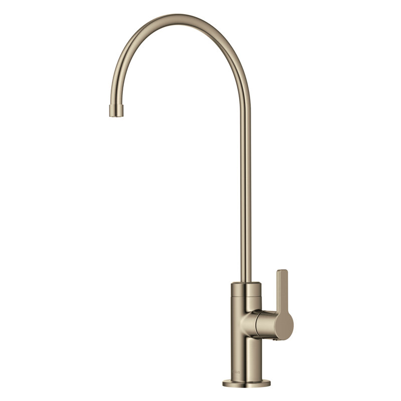 KRAUS Oletto Single Handle Drinking Water Filter Faucet for Reverse Osmosis, Antique Champagne Bronze
