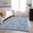 Premium Machine Washable Prisco Sky Rug-1777037475