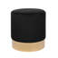 Aine 39cm Wide Velvet Round Standard Ottoman-38033589