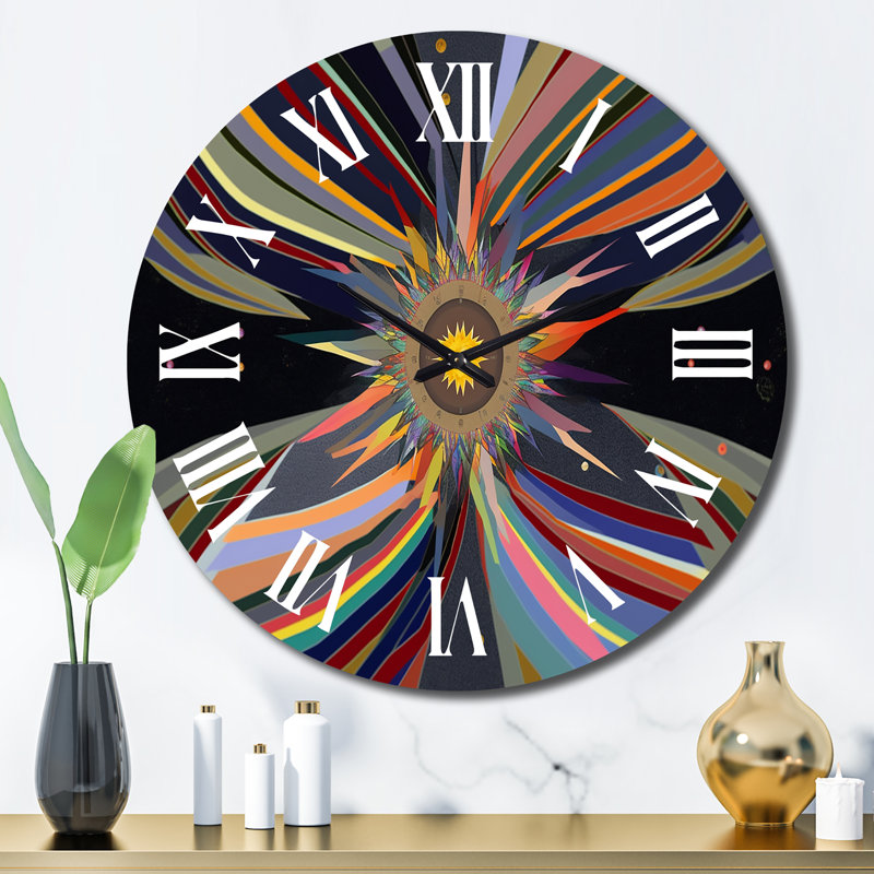 Horloge murale en métal, Grand
