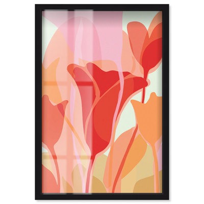 «Heart of a Flower I Floral Decor Shadowbox» par Art Remedy