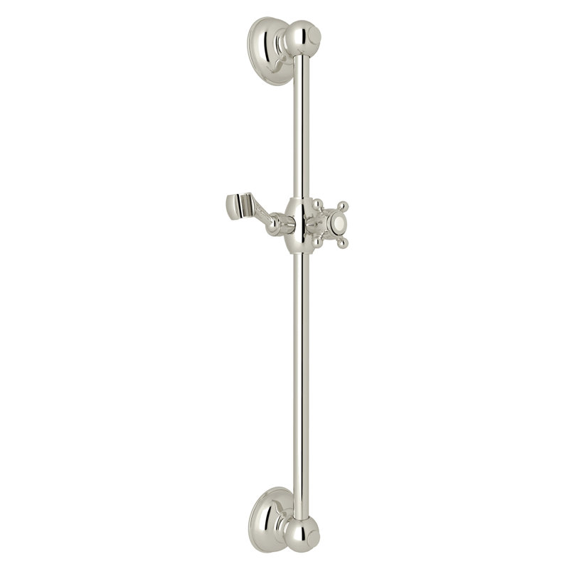 Rohl Shower Bar, Polished Nickel