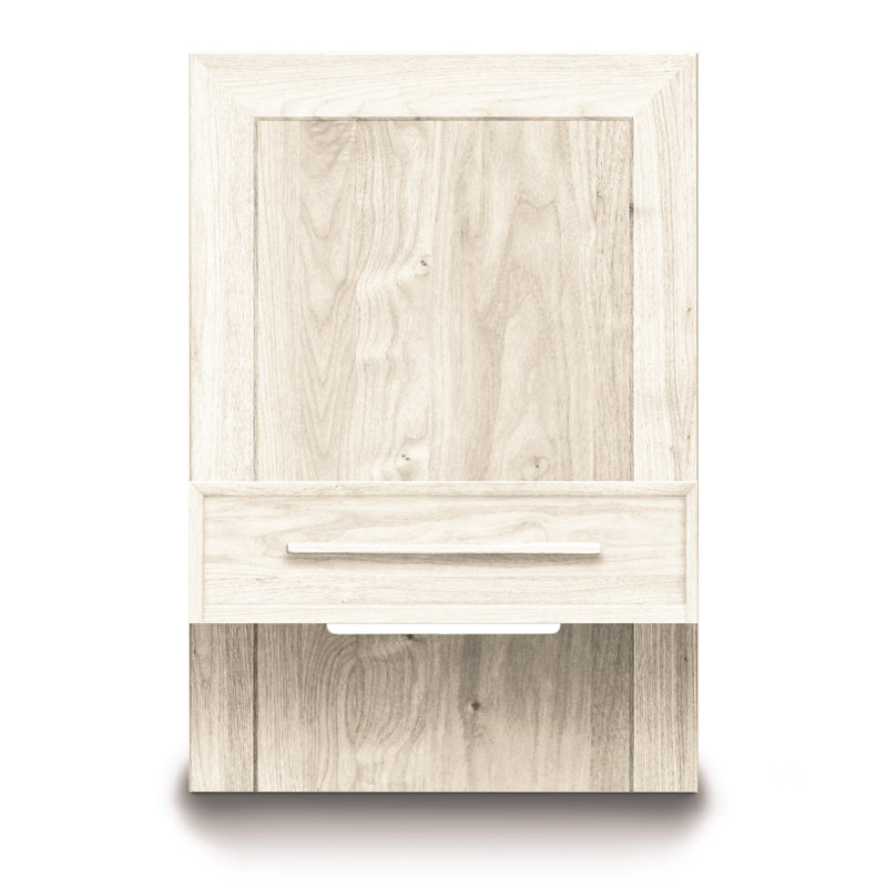 Moduluxe 1 - Drawer Solid Wood Nightstand, Conventional, Cognac Cherry