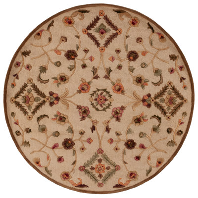 Mcgrail Wool Floral Rug