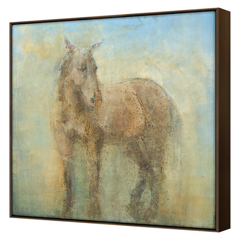 Lope 1 Print by Maeve Harris, 36" H x 36" W x 1.88" D, Bronze