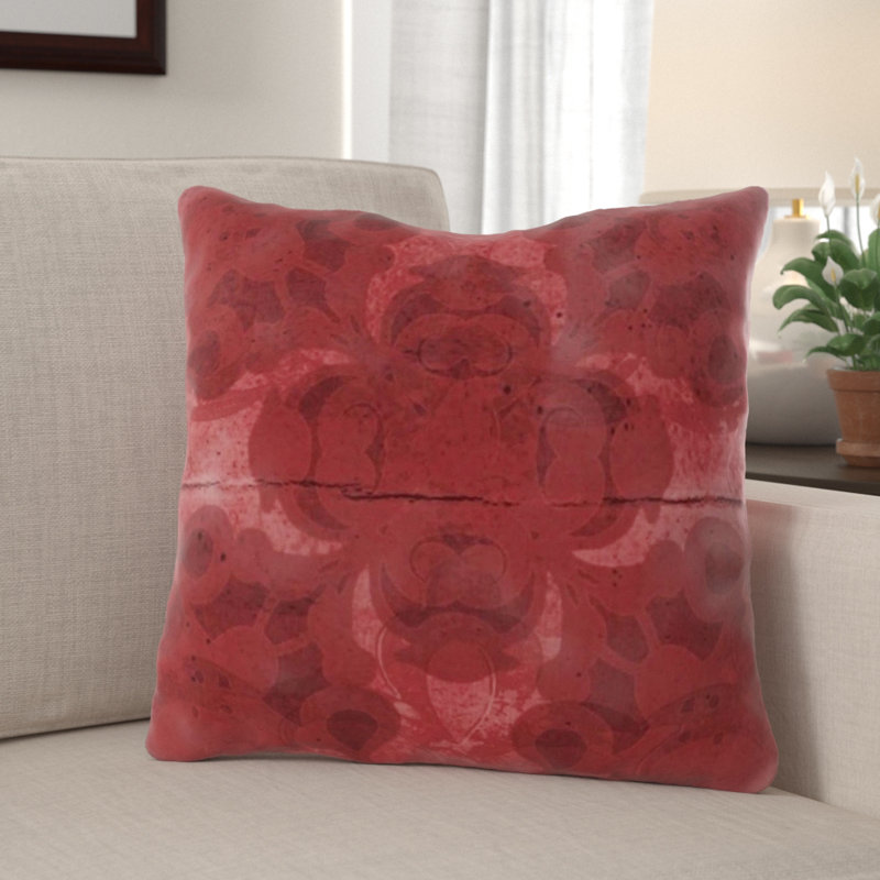 Duren Outdoor Reversible Throw Pillow, Microsuede, Indoor 