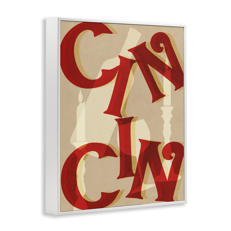 «Cin Cin Wine & Candles», dessin de Lil 'Rue, H 14 po x l 11 po, Giclée encadrée blanc bord de mer
