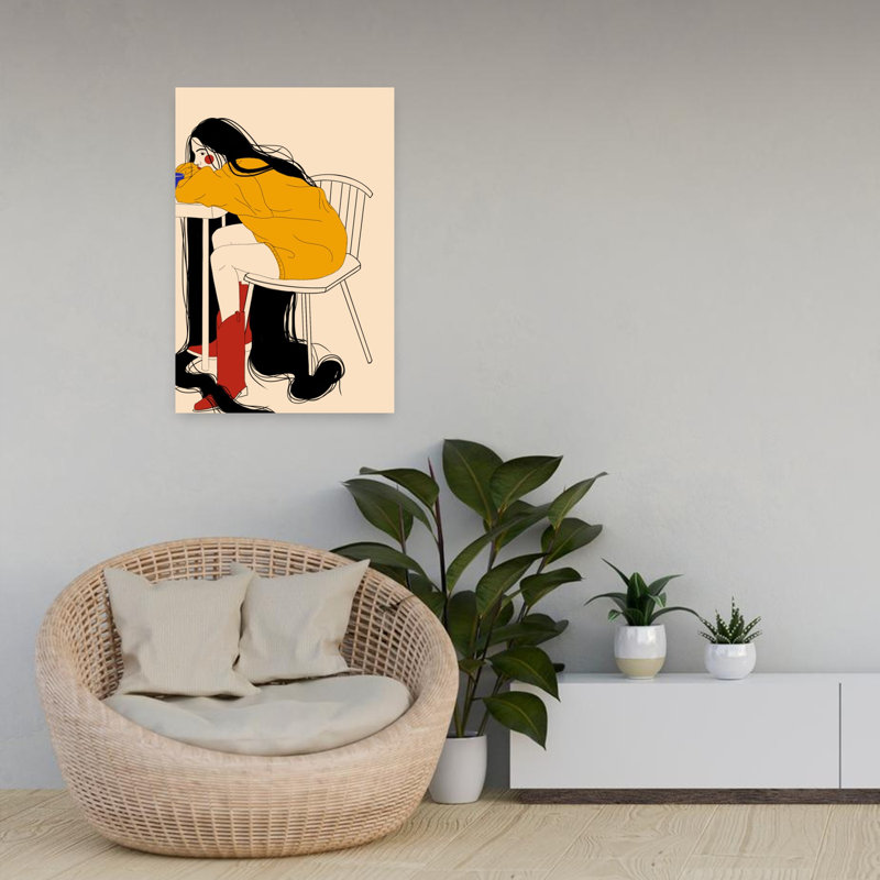 Art contemporain, art mural contemporain, H 24 po x l 16 po