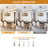 Adamma 19.68" W 5-Light Dimmable Drum Chandelier