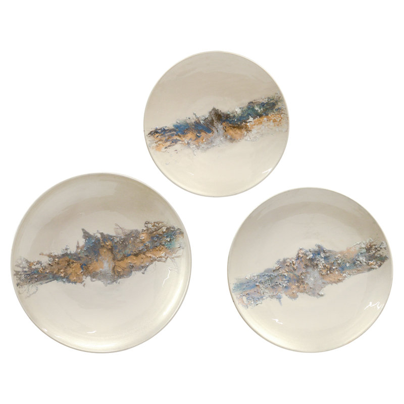 Azure Wall Art (Set Of Three)