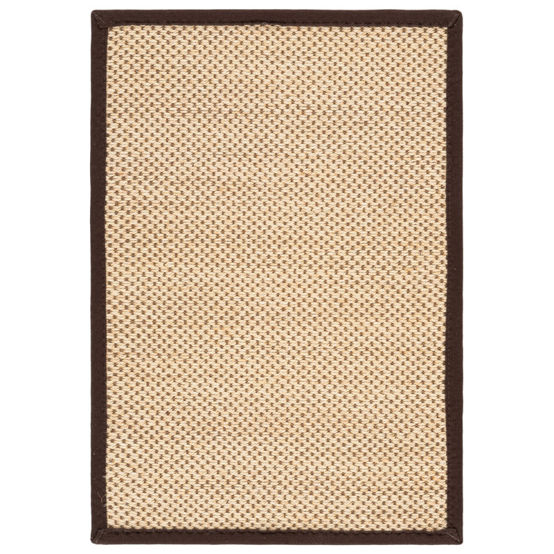 Hillsborough Solid Sisal Fiber Area Rug, Rectangle 2 pi 6 po x 4 pi