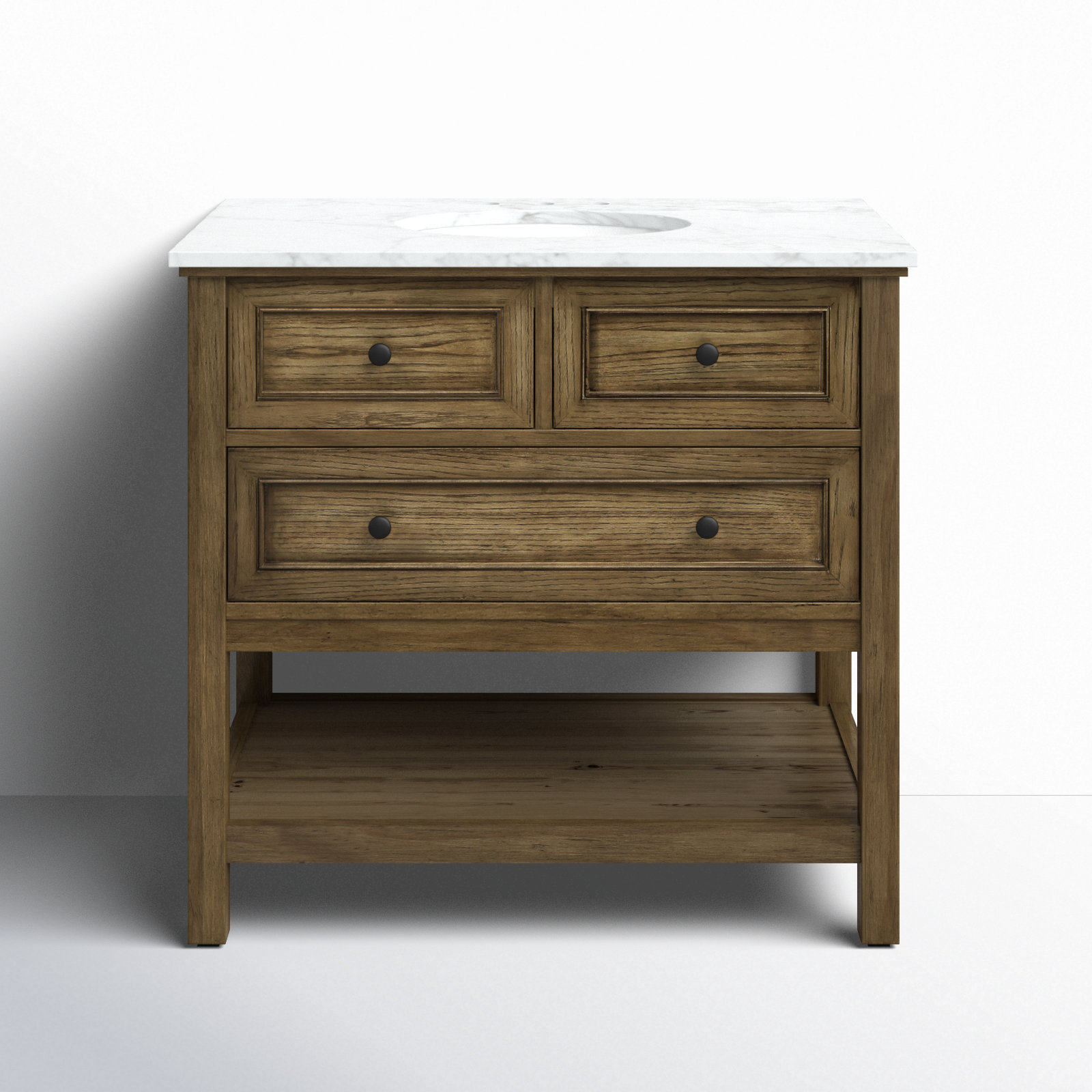 Bonsai 36" Single Sink Bathroom Vanity , Driftwood