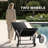 Outdoor Patio Chaise Lounge Set Of 2 With Wheels And Armrests-726262094