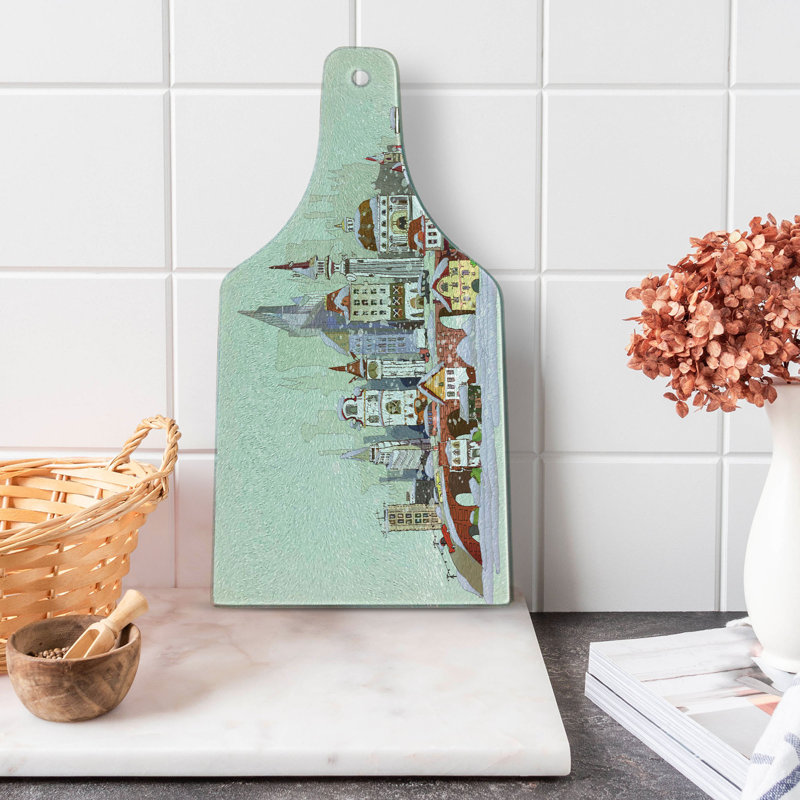 Planche à découper en verre East Urban Home