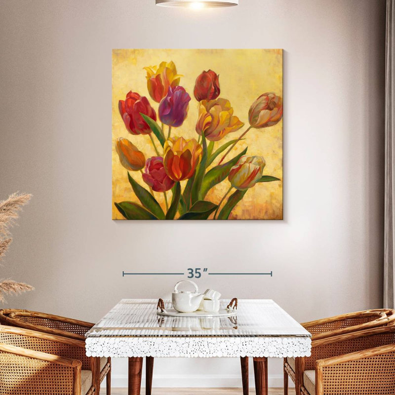 Bouquet de tulipes romantiques Harnek, H 39 po x l 39 po