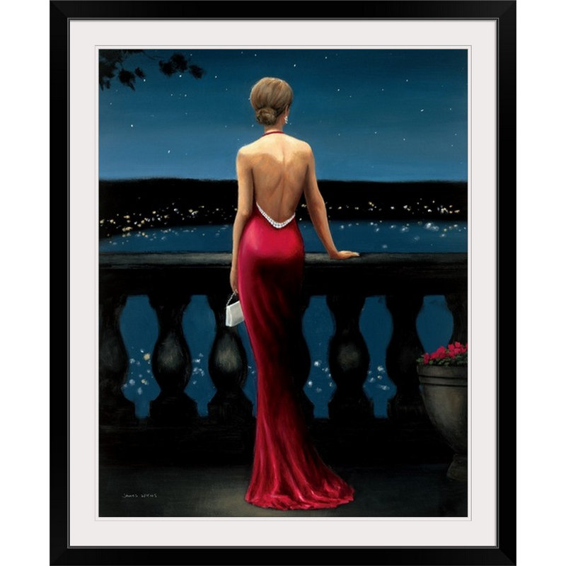 «Pensée de lui» par Pendergrass, reproduction d'art, H 30 po x l 24 po x P 1,5 po, Toile