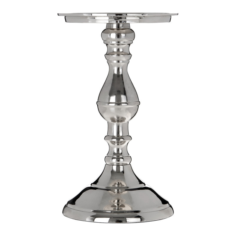 Madrona Metal Candlestick, 21cm H x 13cm W x 13cm D