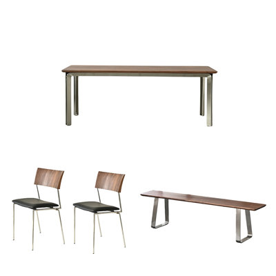 High quality solid wood table set