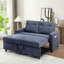 Doux avec lit convertible et rangement pour le salon