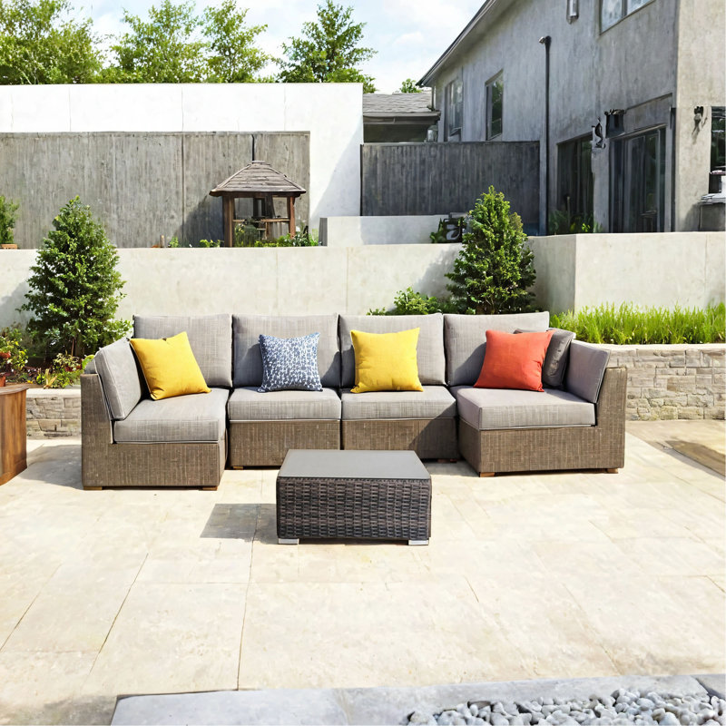 Modern Square Coffee Table – No Assembly Required