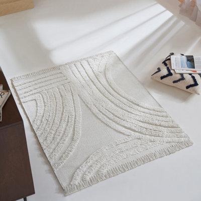 Caiddie Cotton Abstract Indoor Rug