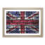 Union Jack Brick Wall Graffiti - Picture Frame Graphic Art Print-56734478-56734479