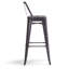 Tabouret 30 "en métal (ensemble de 2)-1049578490