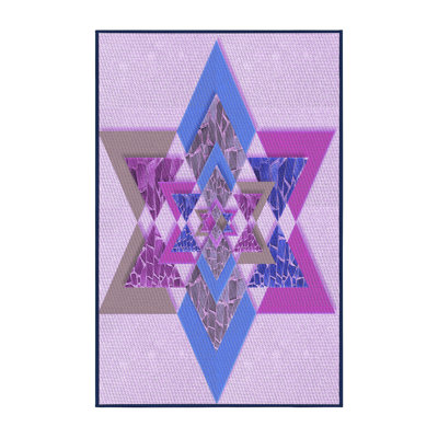Washable Abstract Indoor Rug