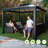 Santa Monica Aluminum Patio Gazebo with Mosquito Netting-93776332