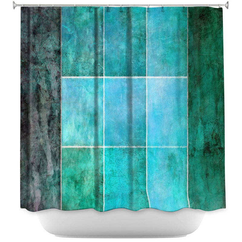 Rideau de douche simple ocean