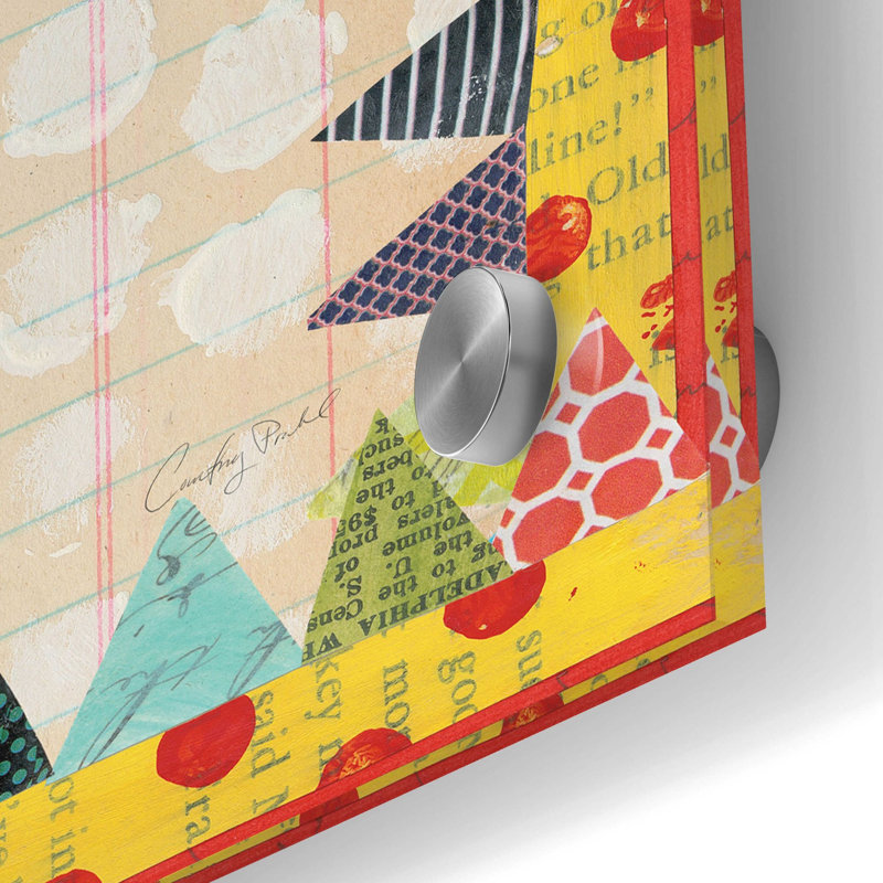 «Circus Fun III» par Courtney Prahl, art mural en verre acrylique, H 24 po x l 24 po x P 0,2 po