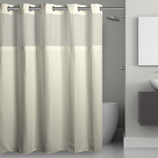 Hookless Waffle Shower Curtain