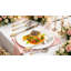 Ensemble de couverts 20 pièces de luxe, ensemble de couverts en acier inoxydable 304 avec accents dorés, ensemble de couverts polis miroir pour un dîner raffiné et des occasions spéciales