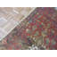 Tapis en laine rouge 3 pi 2 po x 12 pi 4 po one-of-kind-noué la à la main rouille Josephson