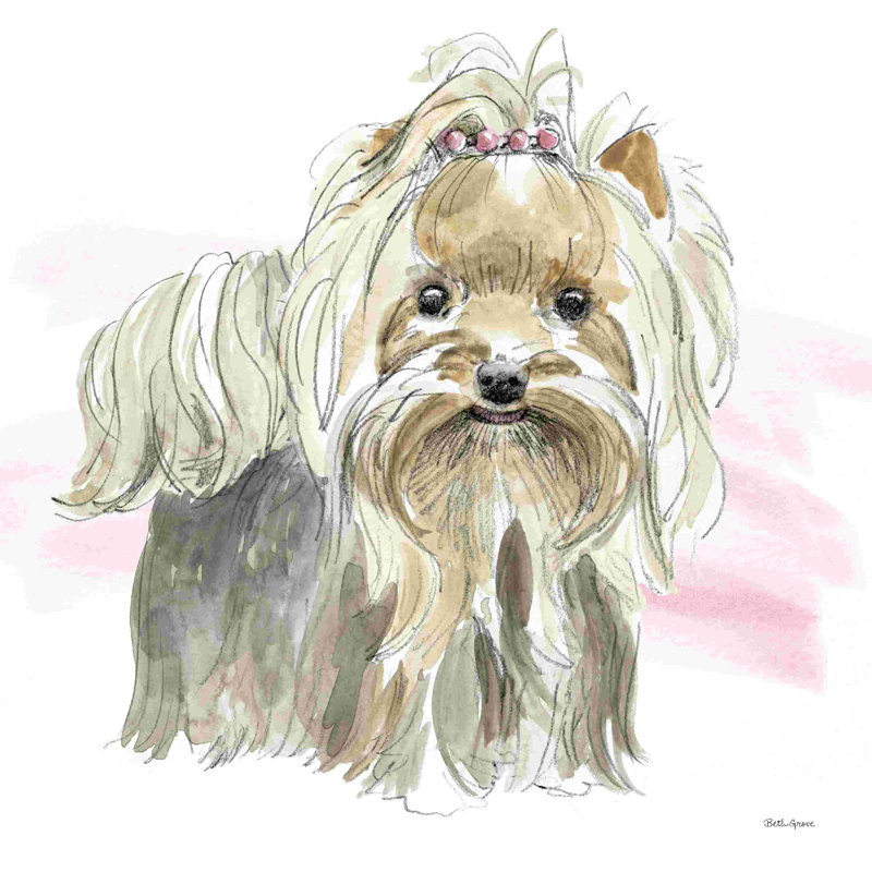 " Glamour Pups XII " by Beth Grove, 36" H x 36" W
