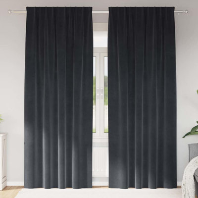 Curtains With Curtains 2 Pcs Polyester