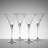 Set of 4 Lenox Tuscany Classics Martini Glasses