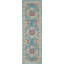 Tapis oriental bleu clair / ivoire Abbate-1355202562